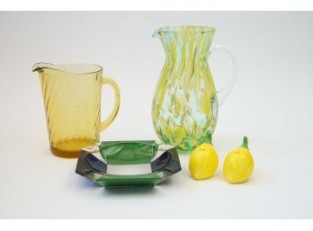 Glass Pitchers & More
