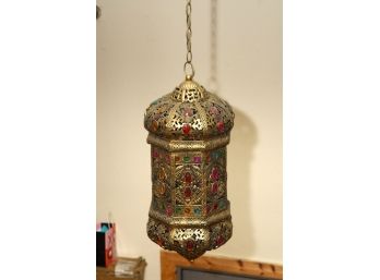 Multi Color Hanging Moroccan Lantern