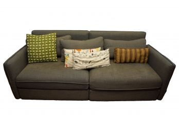 Casual Modern Charcoal Gray Sofa
