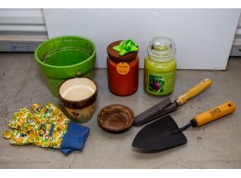 Gardening Tools, Small Pots & More