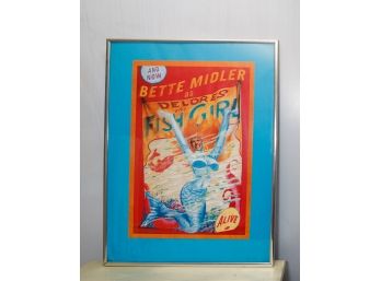 Bette Midler, Kiss My Brass, Delores The Fish Girl Live On Tour, 2004 Framed Poster