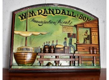 W. M. Randall & Sons Immigration Agents Wall Decor