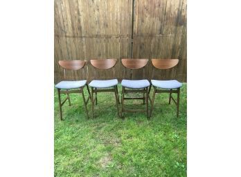 Set Of 4 Mid Century Style Chairs