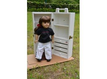 American Girl Doll - Just Like Me (Brown Hair & Green Eyes) With Wardrobe