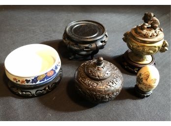 Hand Crafted Asian Collectibles Lot