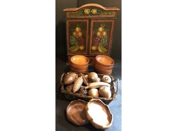 Decorative Wooden Items Lot