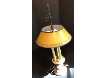 Vintage Hand Painted Decorative Metal Lamp