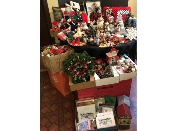 HUGE Christmas Decor Mixed Lot