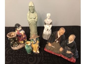 5 Piece Asian Collectible Figurines Lot