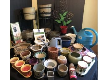 Decorative Garden Planters Mixed Lot