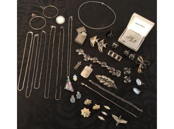 LARGE Sterling Silver Jewelry Lot!