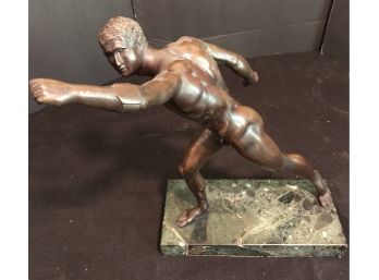 Bronze Nude Male Statue