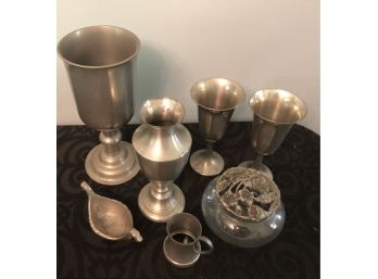 Vintage Pewter Collectibles Lot