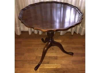 Antique Piecrust Pedestal Table