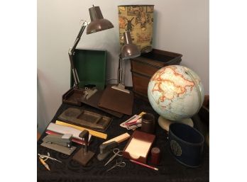 Vintage Globe & Office Accessories