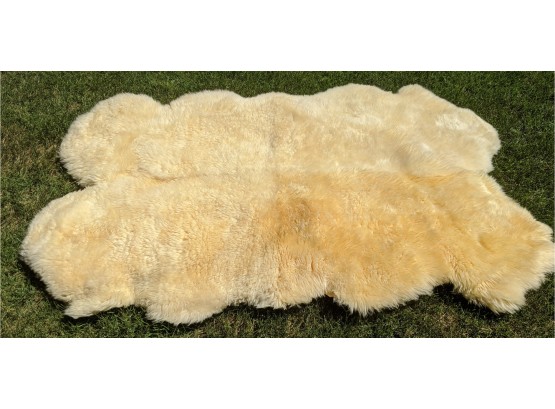 Country Home Four Piece Lambskin Wool Rug