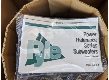 NEW OLD STOCK;  PYLE - 12' Subwoofer;  NIB (ID #9)