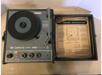 Vintage Califone Record Player (ID #36)