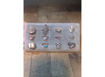 Sterling Ring Lot