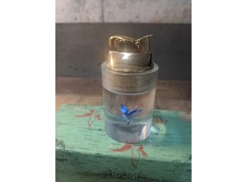 Rare Abercrombie & Fitch Flyfish Lure In Lucite Lighter