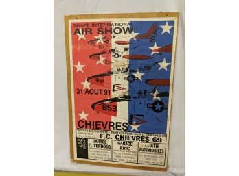 Shape International Air Show Original Poster