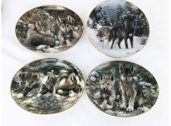 10 Miscellaneous Collector Plates  Of Wolves  Bradford Exchange