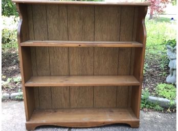 Maple Three Shelf Bookcase Project Piece