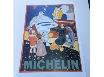 Michelin Tire Advertising Poster- Printed In Italy