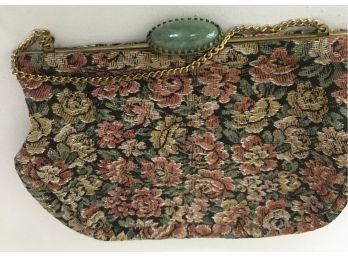 Vintage Tapestry Evening Bag