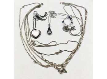 Sterling Silver Necklace Lot