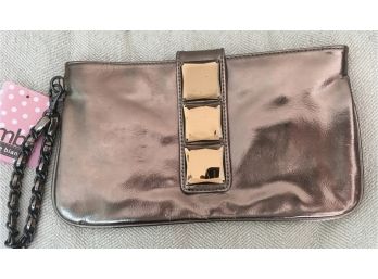 Melie Bianco Clutch Bag With Wristlet-New With Tags