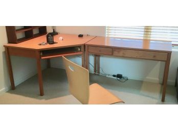 2 Pc Corner Desk Plus Table  From IKEA