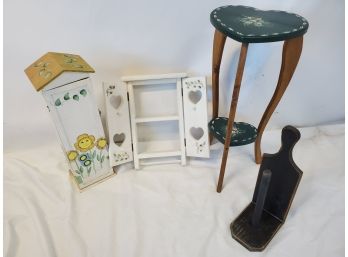 Cute Country Wood Decor Lot