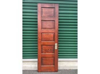 B168 Antique Wood Victorian Door 24” By 78”