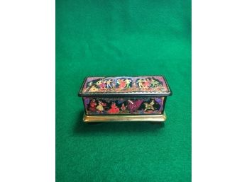 B51 Russian Hand Painted Porcelain Music Box By Ardleigh Elliot & Sons 1991