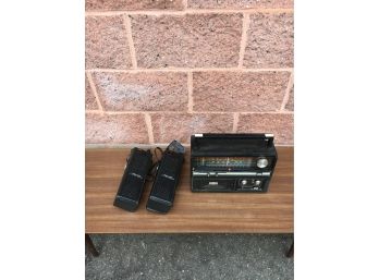 B129 Lot Of 3 Radios Craftsman NR39F2-CB And 2 Realistic TRC-209 Citizens Band Transceiver