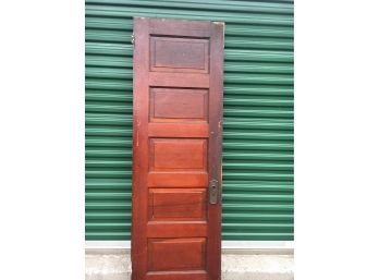 B167 Antique Wood Victorian Door 25 3/4” By 78”