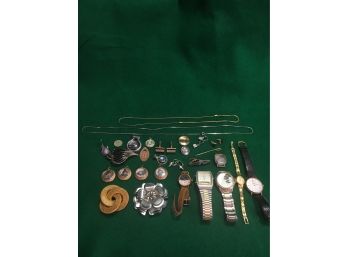 B26 Assortment Of Costume Jewelry And Watches