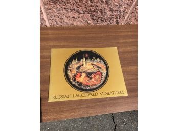 C19 Russian Lacquered Miniatures Book