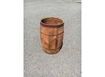 C4 Vintage Wood Barrel 17' Height, 11' Diameter
