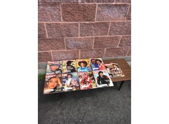 C58 Lot Of 9 Ebony Magazines 1980's