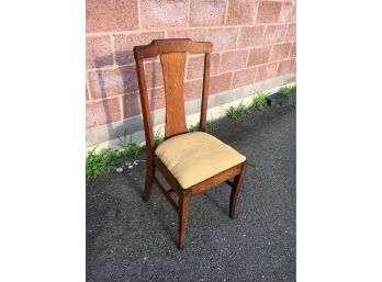C34 Antique Quartersawn Oak Side Chair