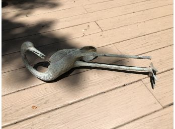 Metal Bird Fountain