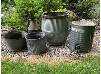 Galvanized Garden Lot