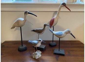 Carved & Painted Birds