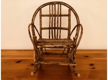 Small Decorative Wooden Rocking Chair