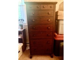 Large Dark Wood Dresser