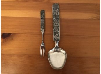 Pair Of Decorative Utensils