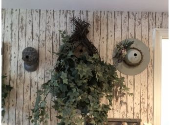 Lot Of Three Bird Houses