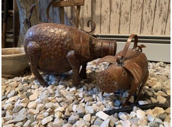 Decorative Pig Watering Cans